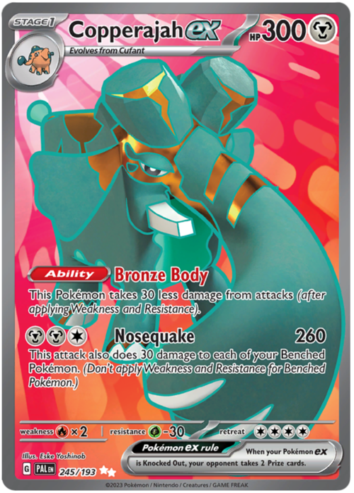 🇮🇹ITA Copperajah ex(Ultra Rare 245/193)Copperajah ex Paldea Evolved