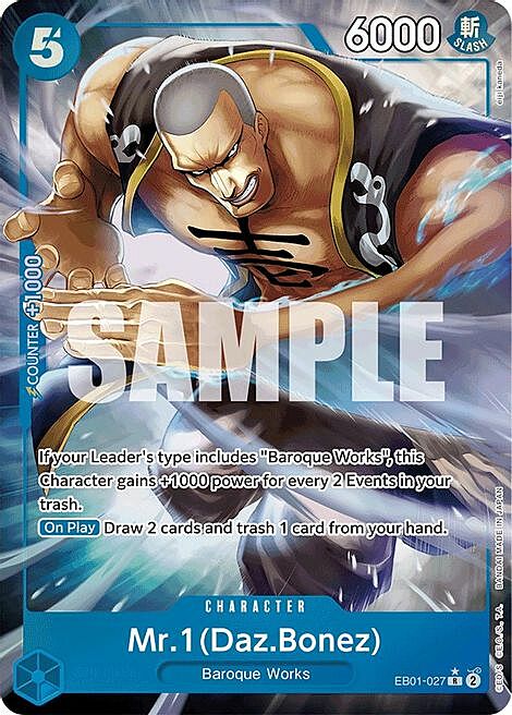 Mr 1( Alternate Art )Mr. 1 ( Daz Bonez ) EB-01: Memorial Collection EB01
