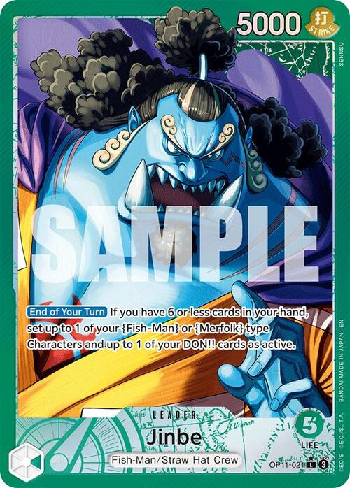 Jinbe (Alternate Art) Jinbe OP-11: A Fist of Divine Speed