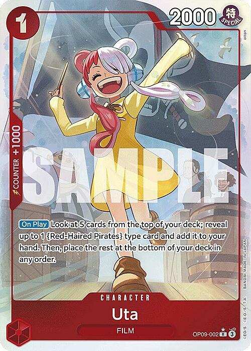 Uta (Alternate Art) Uta OP-09: Emperors in the New World OP09