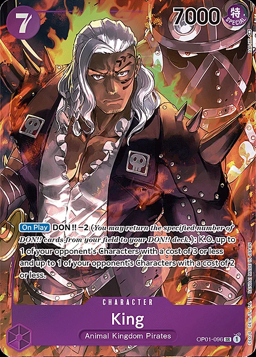 King(Alternate Art | Fixed Reprint) King OP-01: Romance Dawn