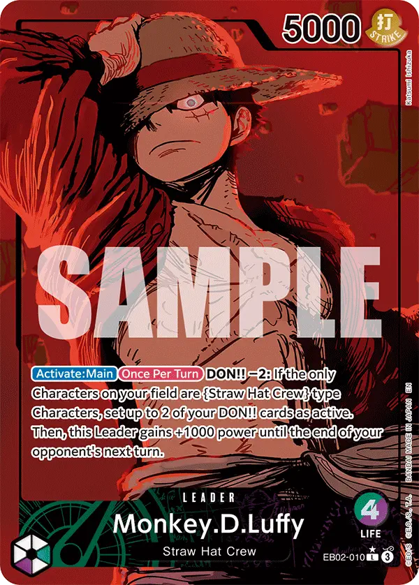 MONKEY D LUFFY EB02-010 ALTERNATIVE