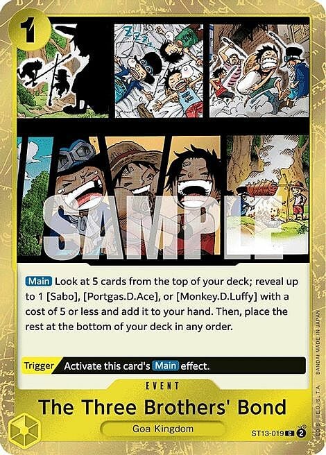 The Three Brothers' Bond The Three Brothers Bond ST-13: Ultra Deck - The Three Brothers