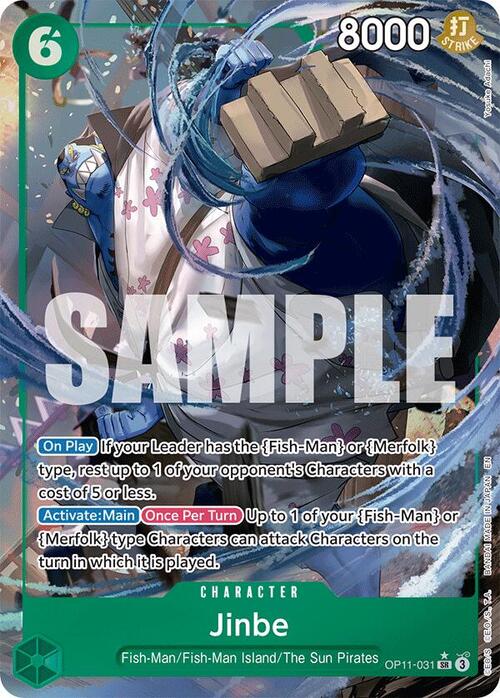 Jinbe (Alternate Art) Jinbe OP-11: A Fist of Divine Speed