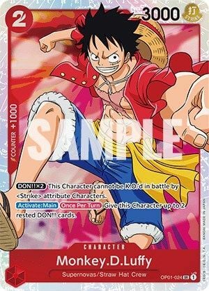 Monkey D Luffy Monkey.D.Luffy OP-01: Romance Dawn OP01