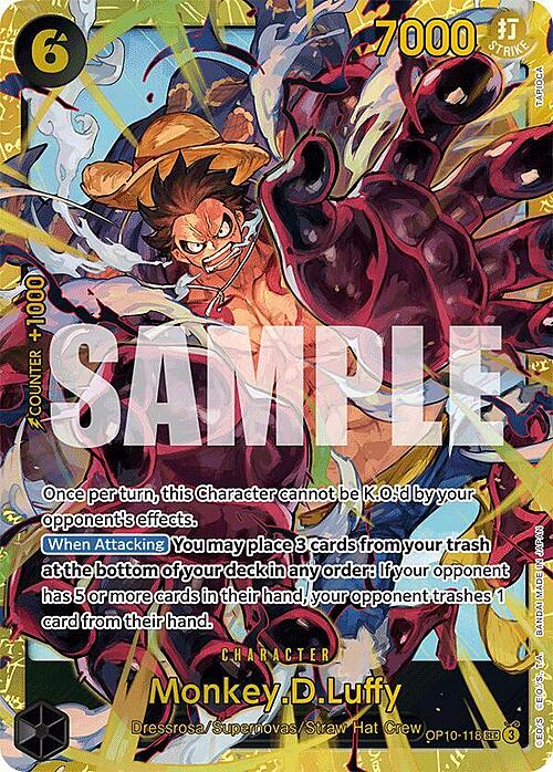 🇬🇧 Monkey D Luffy Secret Rare — OP-10: Royal Blood