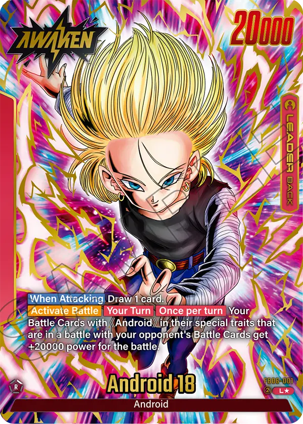 FB06-001 Android 18 ALTERNATIVA ALTERNATIVE