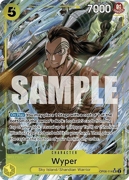 Wyper (Full Art) Wyper PRB-01: The Best - Premium Booster