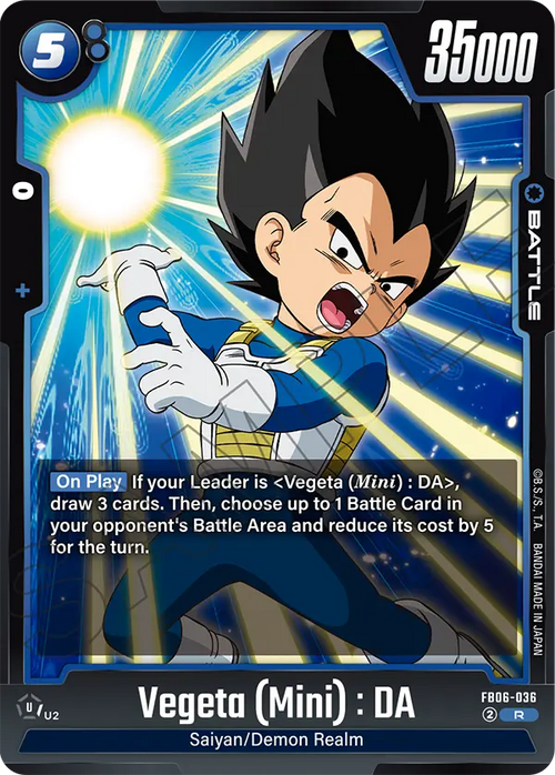 FB06-036 Vegeta (Mini) : DA
