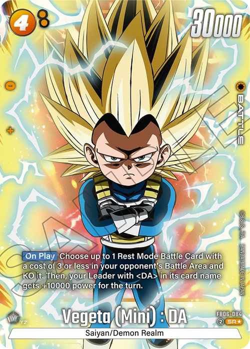 FB06-084 Vegeta (Mini) : DA ALTERNATIVA ALTERNATIVE