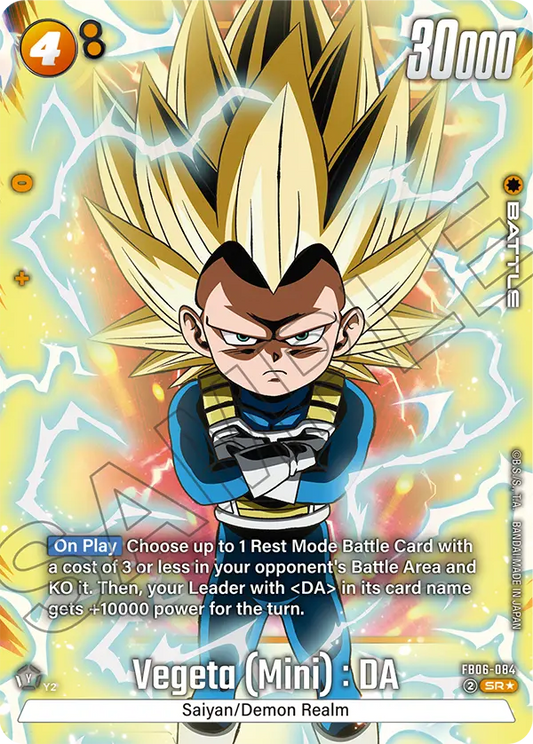 FB06-084 Vegeta (Mini) : DA ALTERNATIVA ALTERNATIVE
