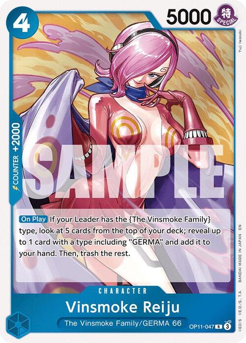 Vinsmoke Reiju Vinsmoke Reiju OP-11: A Fist of Divine Speed