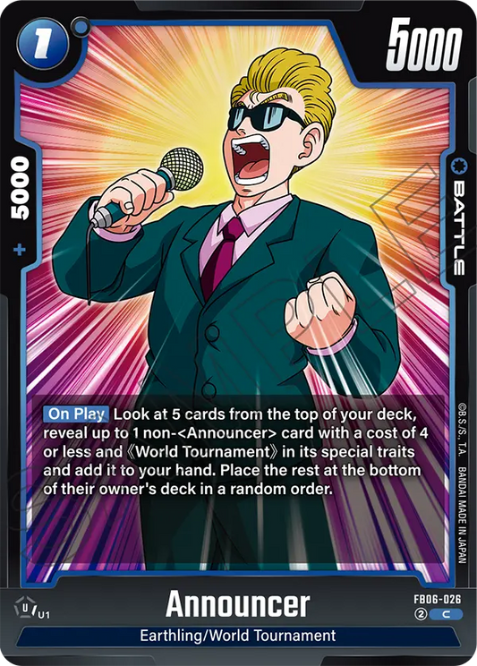 FB06-026 Announcer