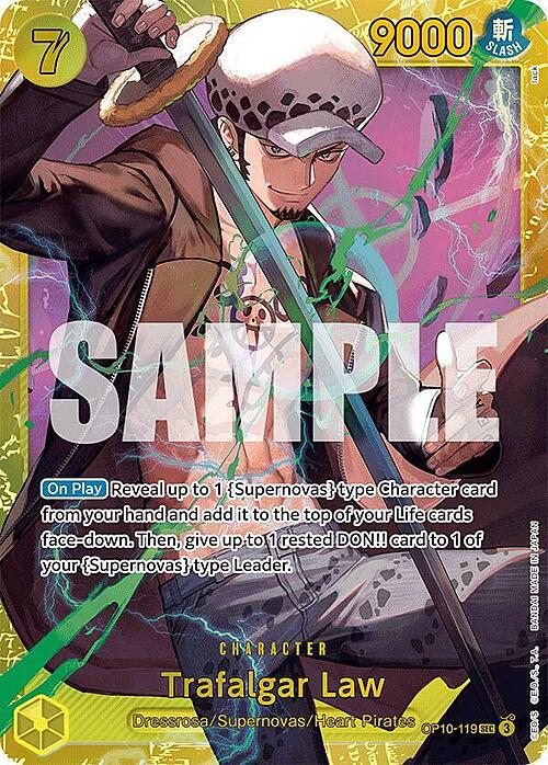 🇬🇧 Trafalgar Law Secret Rare — OP-10: Royal Blood