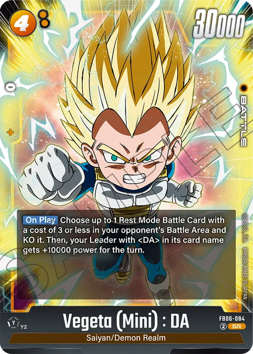 FB06-084 Vegeta (Mini) : DA