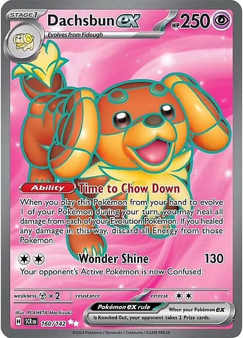 🇮🇹ITA Dachsbun ex(Full-Art | 160/142)Dachsbun ex Corona Astrale