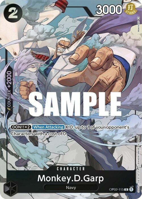 Monkey.D.Garp (Alternate Art) Monkey D Garp OP-02: Paramount War