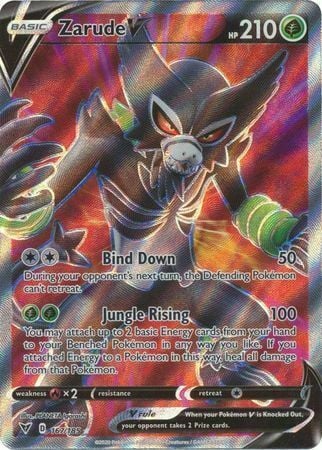 Zarude V (Ultra Rare 167/185) Zarude V Voltaggio Sfolgorante