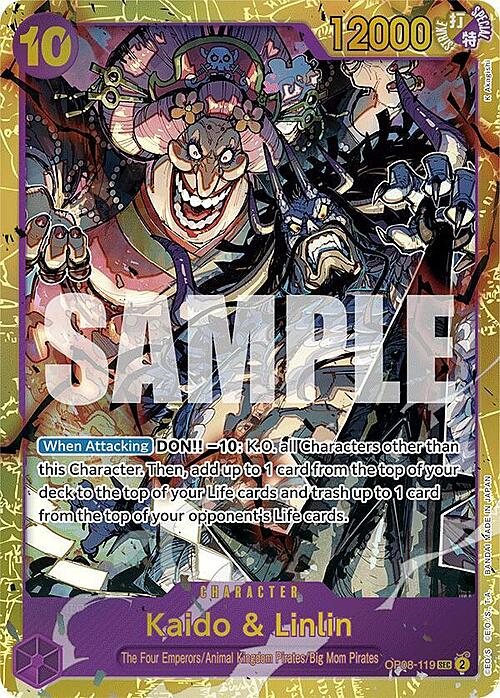 Kaido & Linlin (Secret Rare) Kaido & Linlin OP-08: Two Legends OP08