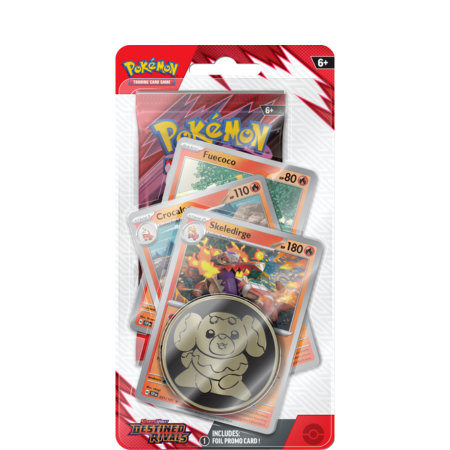 PKM - Scarlet & Violet 10 - Destined Rivals Premium Checklane Blister Rivali Predestinati - Skeledirge