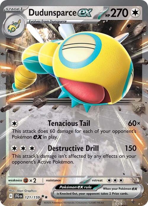 Dudunsparce ex(Ultra Rare | 121/159)