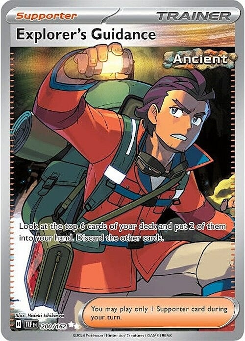 🇮🇹ITA Guida dell'Esploratore(Ultra Rare 200/162)Explorer's Guidance Temporal Forces
