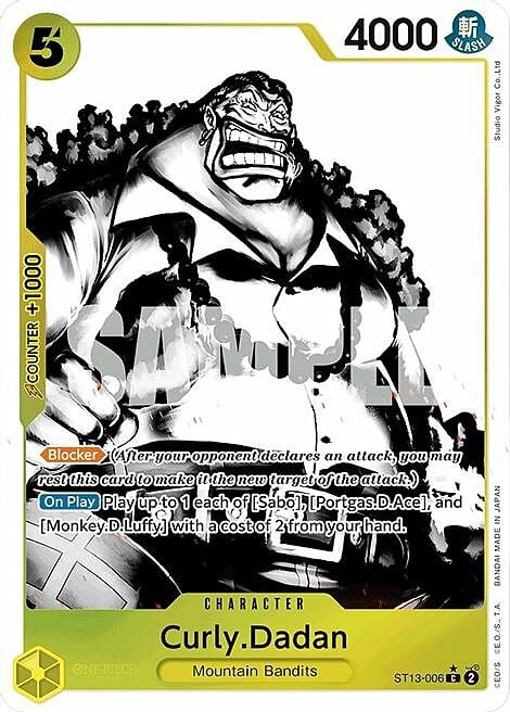 Curly Dadan (Alternate Art) Curly.Dadan ST-13: Ultra Deck - The Three Brothers