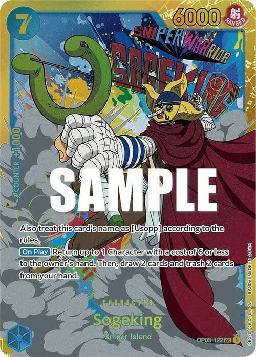 Sogeking (Secret Rare) Sogeking OP-03: Pillars of Strength OP03