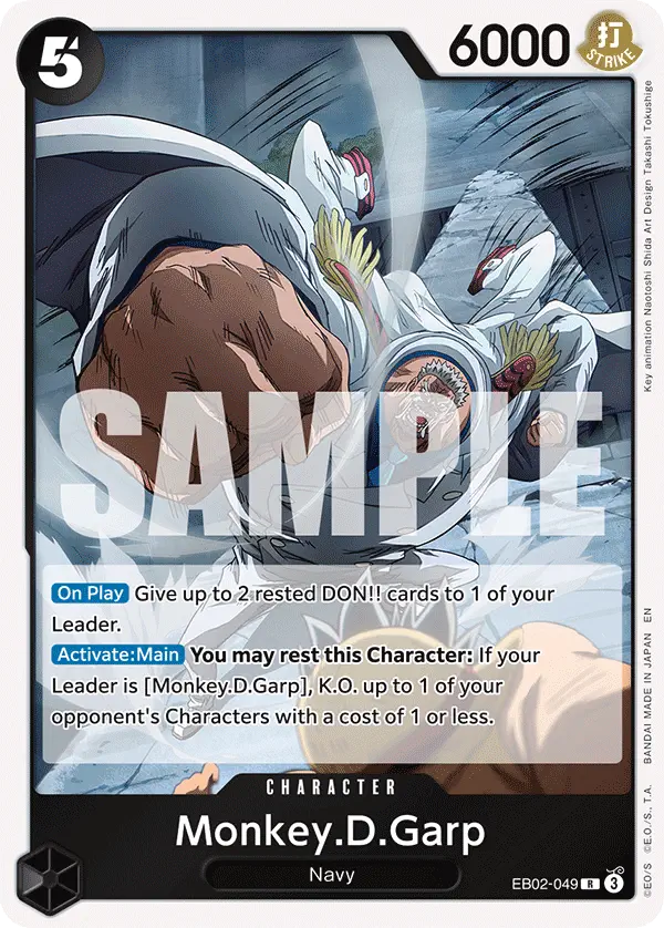 MONKEY D GARP EB02-049