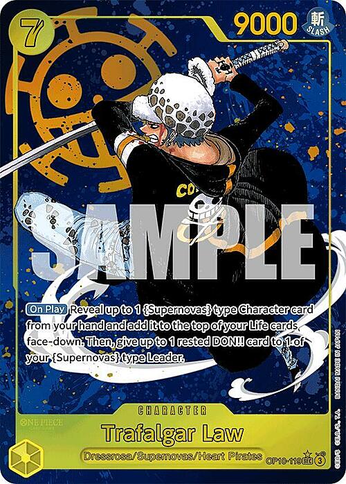 🇬🇧 Trafalgar Law(Secret Rare | Alternate Art)Trafalgar Law OP-10: Royal Blood