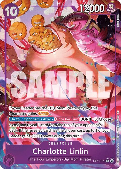 Charlotte Linlin (Alternate Art) Charlotte Linlin OP-11: A Fist of Divine Speed