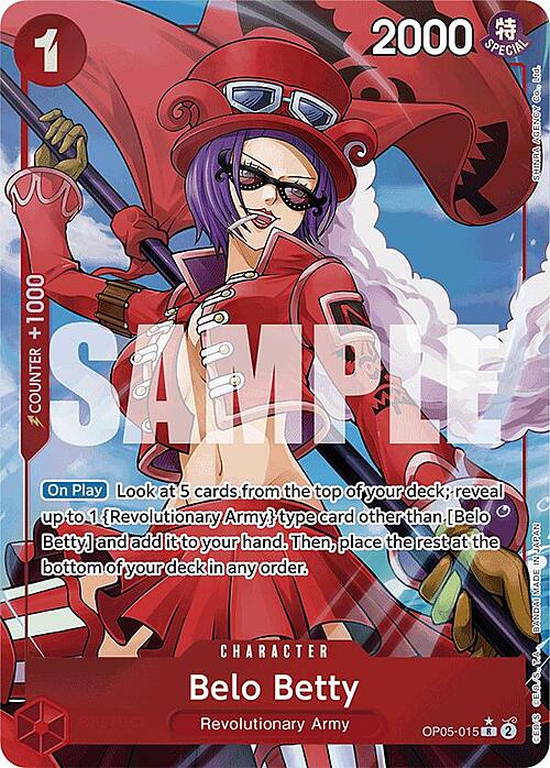 Belo Betty (Alternate Art) Belo Betty PRB-01: The Best - Premium Booster PRB01 OP05