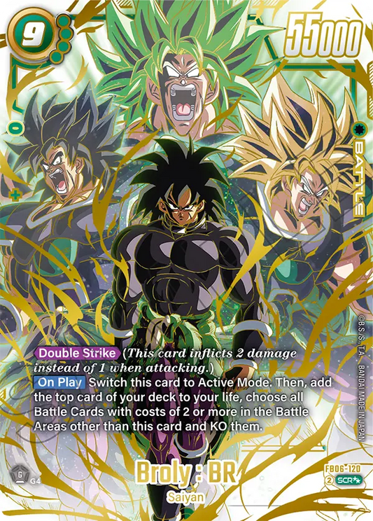 FB06-120 Broly : BR ALT ALTERNATIVE ALTERNATIVA GOD RARE ALT SUPER ALTERNATIVA ALTERNATIVE