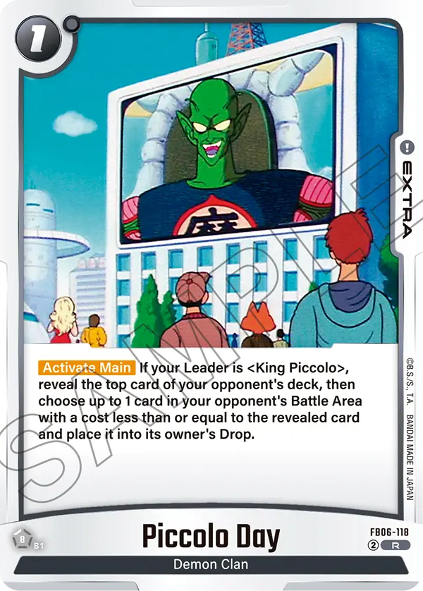 FB06-118 Piccolo Day