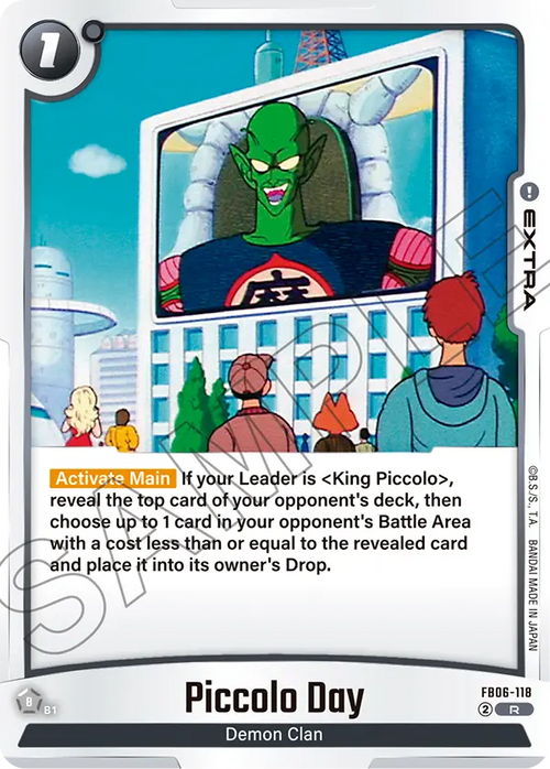 FB06-118 Piccolo Day
