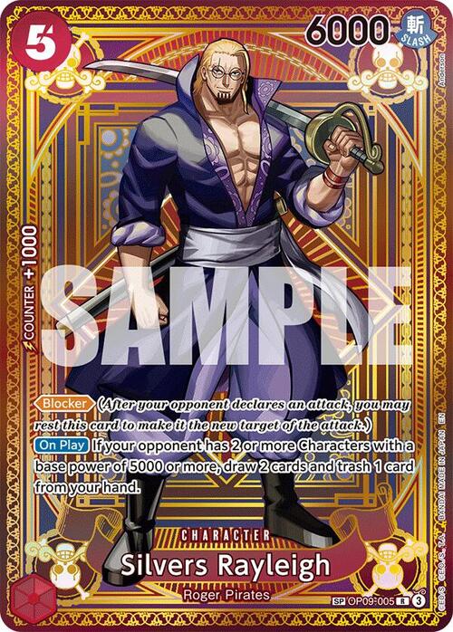 Silvers Rayleigh (Special Rare ) Silvers Rayleigh OP-11: A Fist of Divine Speed Mosaic Mosaico