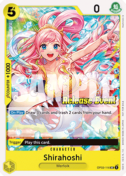 🇬🇧 Shirahoshi (OP03-116) (V.4) Unnumbered Promos - Singles