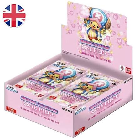Bandai One Piece Card Game Extra Booster EB - 01 Memorial Collection Box 24 Buste ENG — Esclusiva King Ziller