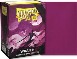 Dragon Shield: Dual Matte Wraith – 100 Bustine Protettive Formato Standard – Viola Opaco
