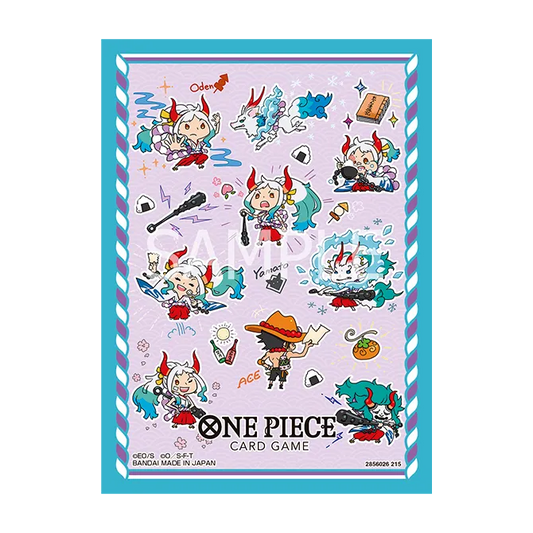One Piece Card Game Sleeve Set 15 Yamato 70 Bustine Protettive ENG