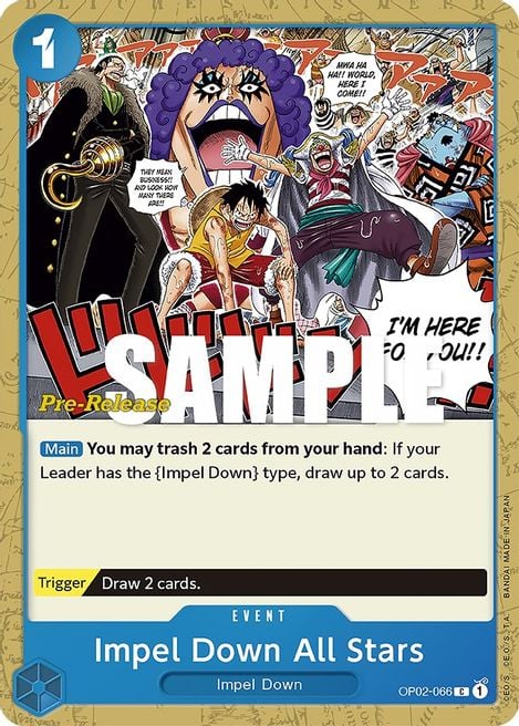 Impel Down All Stars OP02-066 [ Inglese / Giapponese / Francese / Cinese Semplificato ]