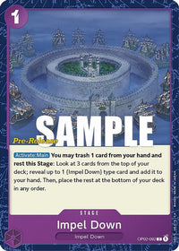COMMON - (Super Pre-Release Stamp) - OP-02: Paramount War P.