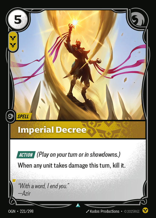 Imperial Decree (Uncommon) [ Inglese / Cinese Semplificato ]