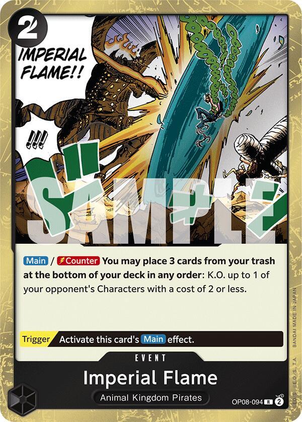 Imperial Flame OP08-094 [ Inglese / Giapponese / Francese / Cinese Semplificato ]