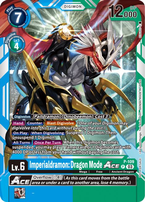 Imperialdramon : Dragon Mode Ace P-109 [ Inglese / Giapponese ]