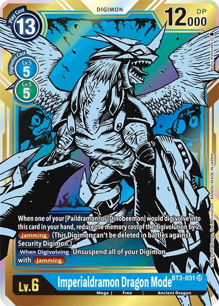 Imperialdramon Dragon Mode BT3-031 [ Inglese / Giapponese ]