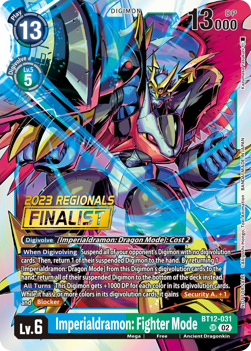 Imperialdramon: Fighter Mode BT12-031 [ Inglese / Giapponese ]