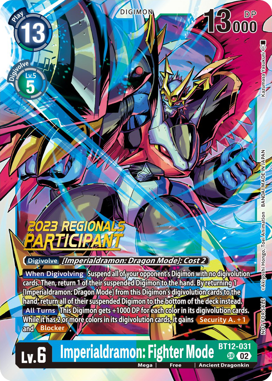 Imperialdramon: Fighter Mode BT12-031 [ Inglese / Giapponese ]
