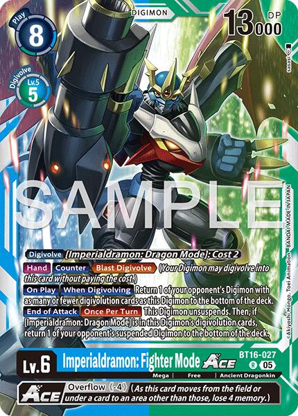 Imperialdramon : Fighter Mode ACE BT16-027 [ Inglese / Giapponese ]