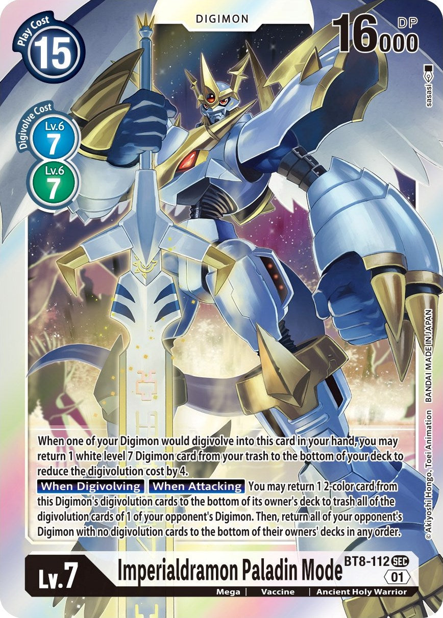 Imperialdramon Paladin Mode BT8-112 [ Inglese / Giapponese ]